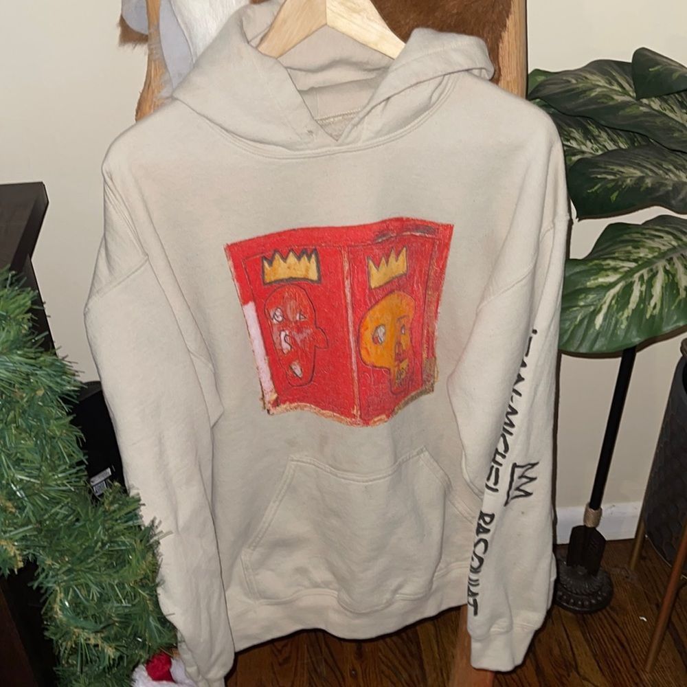 Jean-Michel Basquiat Tan Hoodie